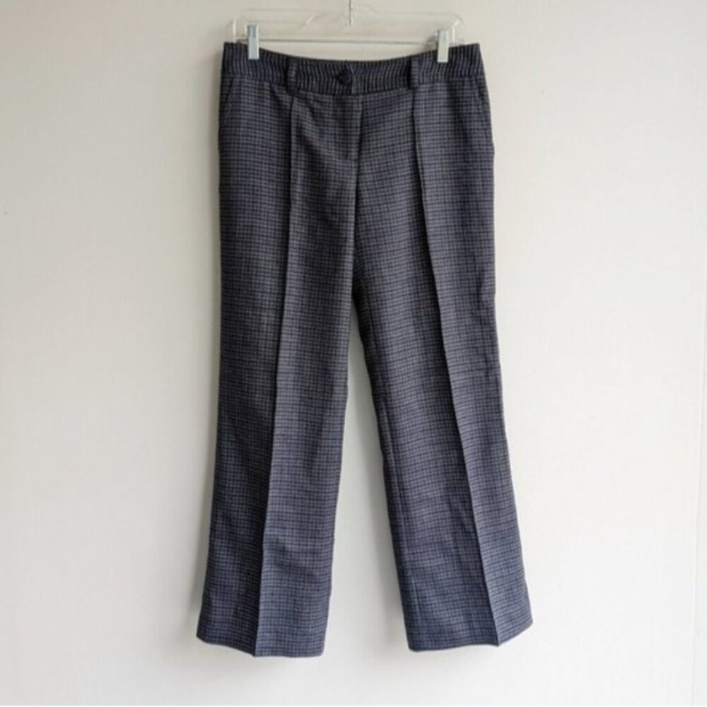 RW&CO. wool plaid pleated trousers/pants